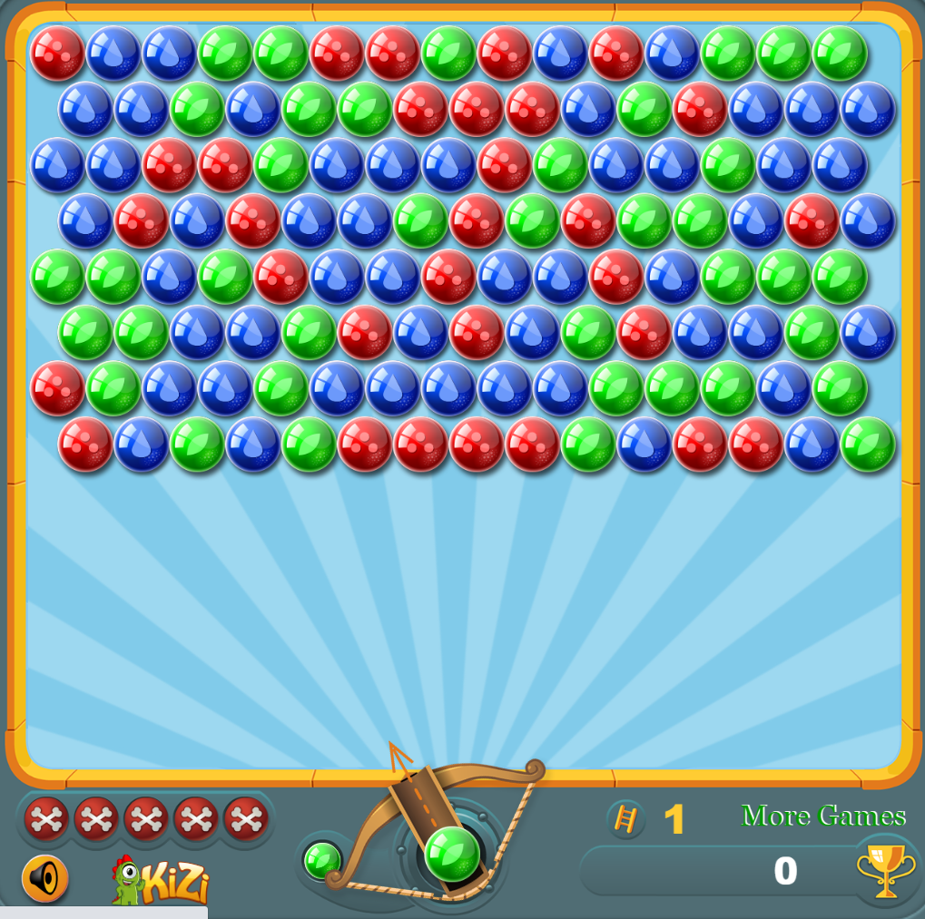 Bubble Shooter 3 Bubble Pop Game Level 46 - 50 🥽 ( Penembak